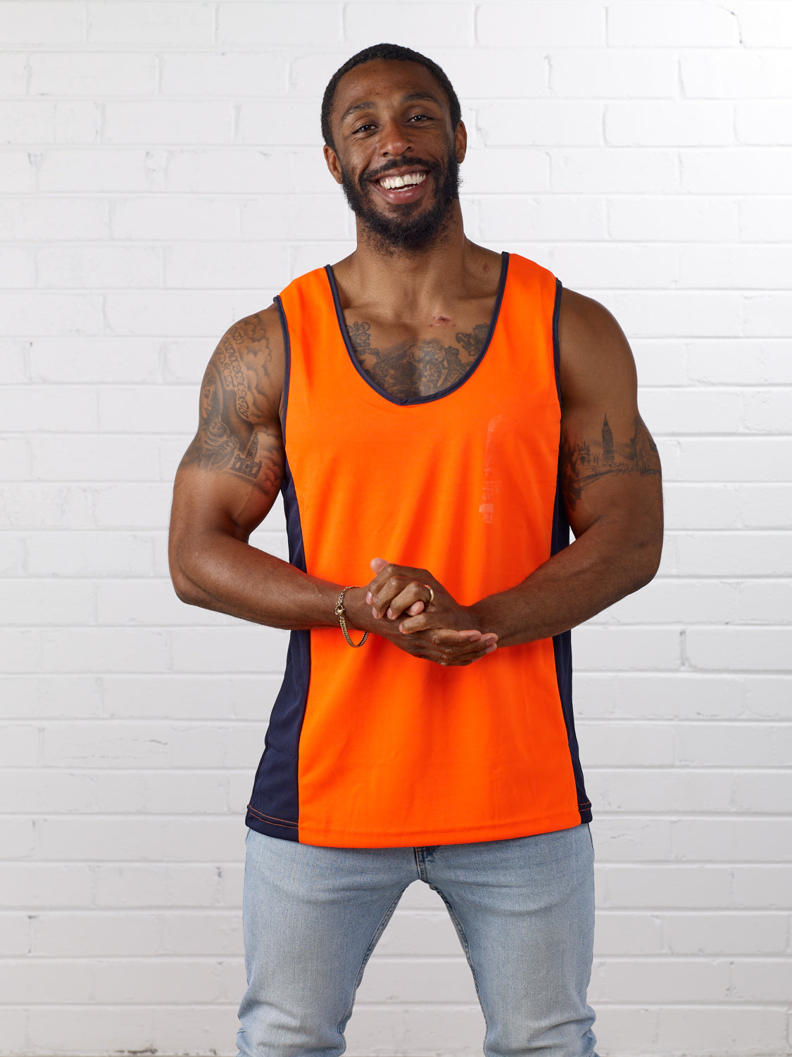 Hi Vis Workwear Singlet