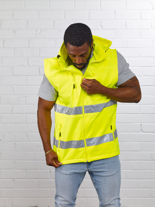 Soft Shell Day/Night Hoodie Vest
