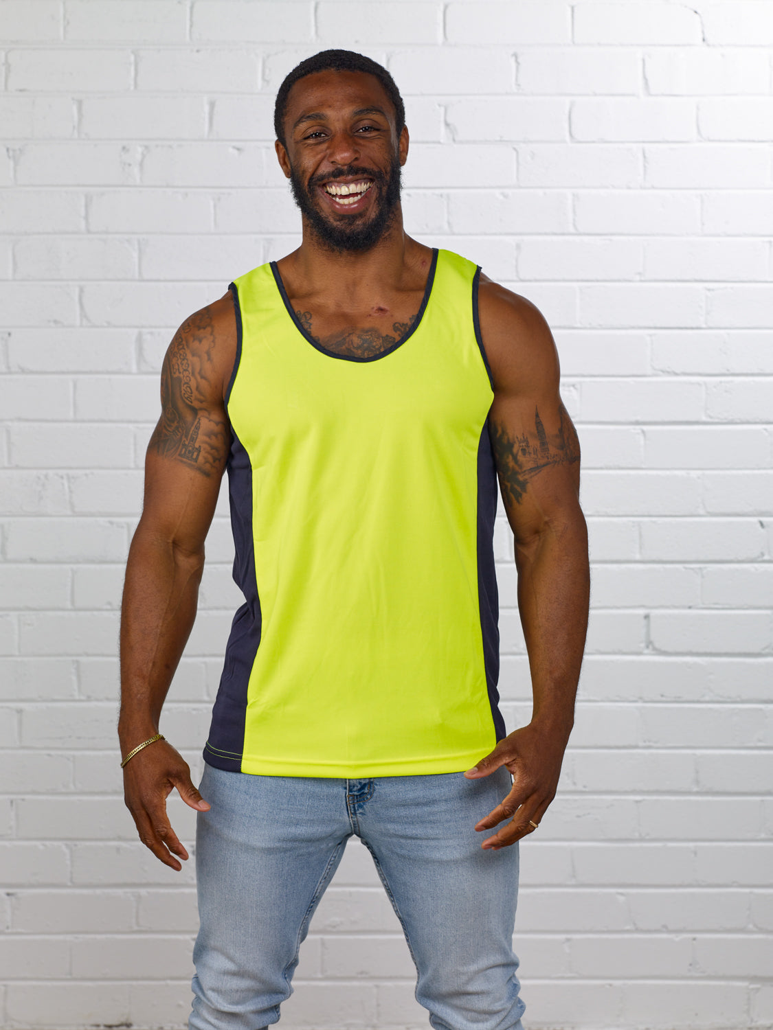 Hi Vis Workwear Singlet