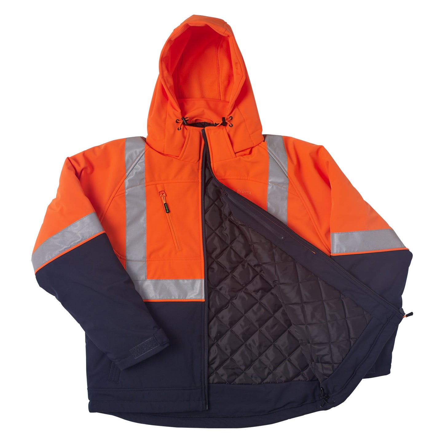 Brahma Cradle Mountain Jacket Series II Orange Navy open