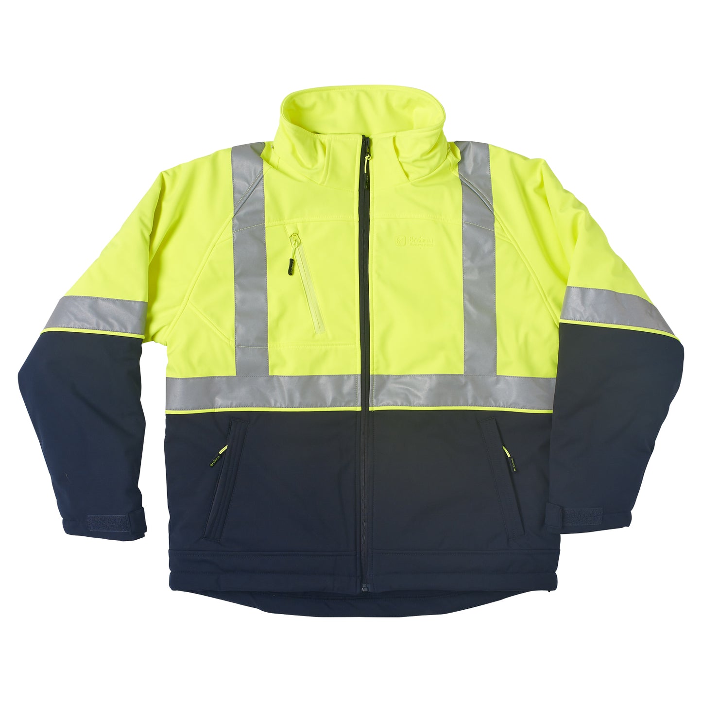 Brahma Cradle Mountain Jacket Series II Yellow Navy front no hood