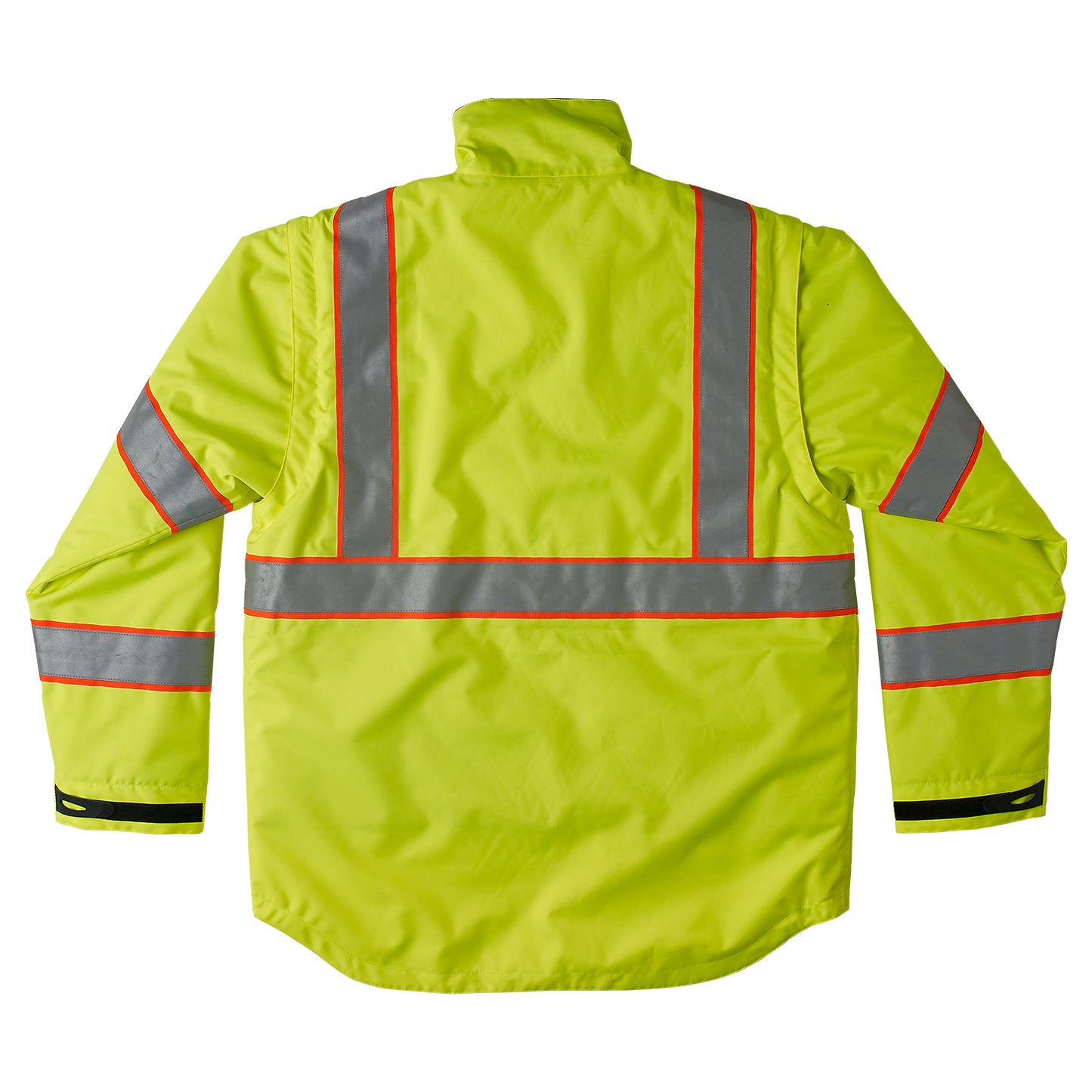 Brahma Endurance 2 in 1 Safety Jacket - Yellow - back