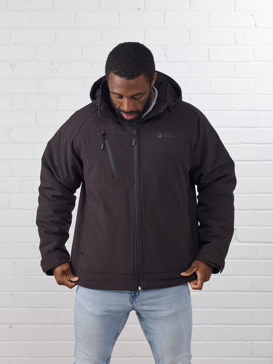 Brahma Cradle Mountain Series II padded winter work jacket worn outdoors