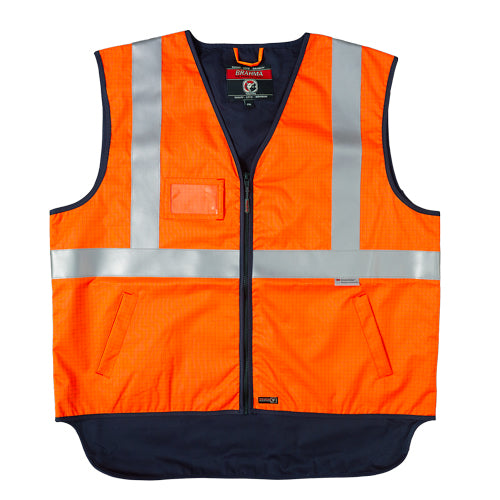 Titanium Vest - Flame Retardant & Anti Static - Brahma Industrial Workwear