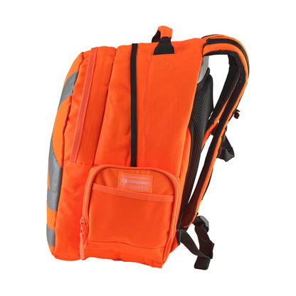 Caribee Calibre Safety backpack Orange - side pocket