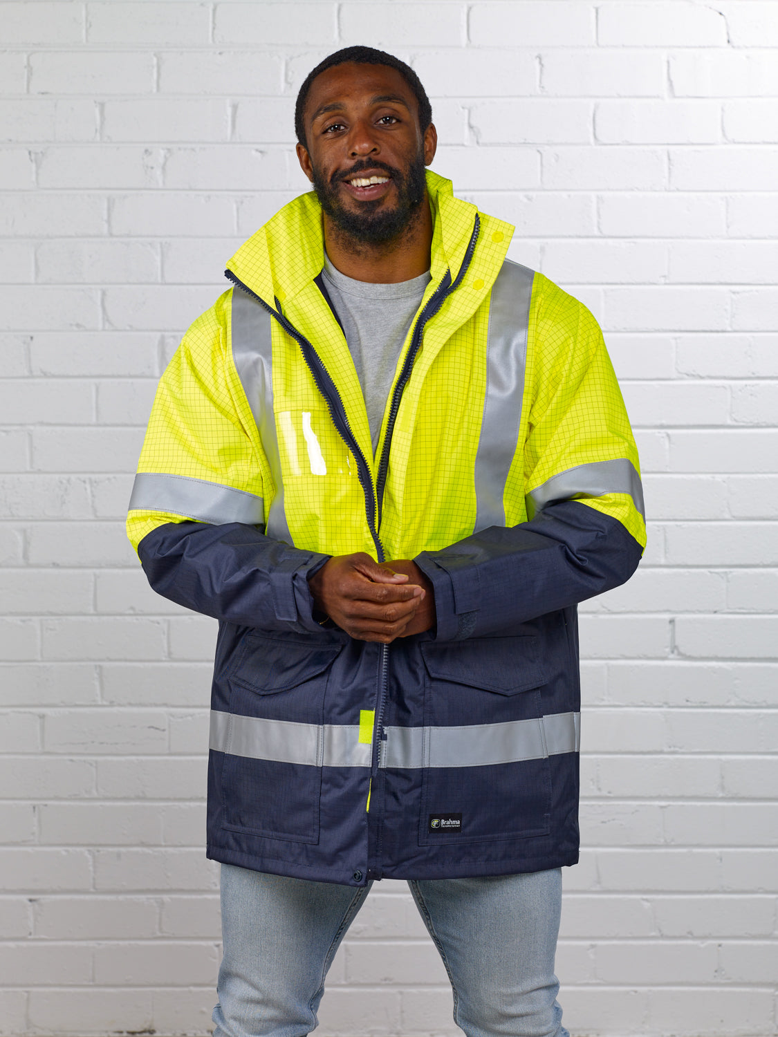 Hi vis clearance yellow jacket