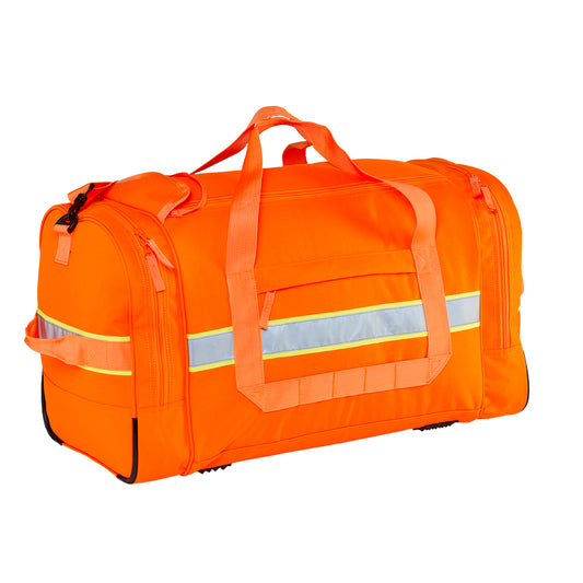 Caribee Bunker Hi Vis Gear Bag - Orange - front view