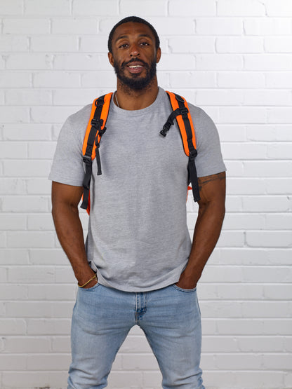 Caribee Calibre Safety backpack Orange - model shot 3