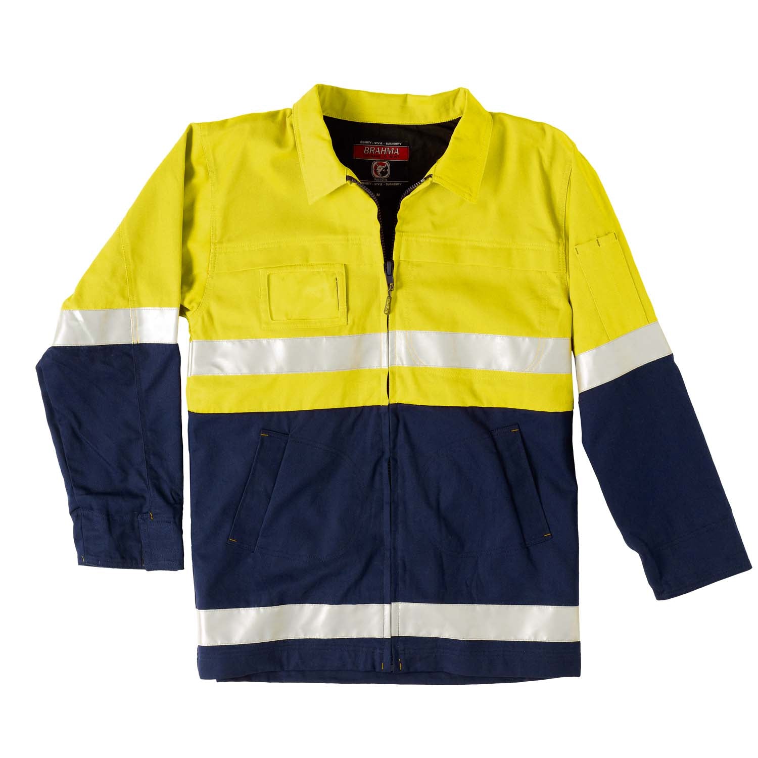 Jubilee Cotton Safety Jacket - Brahma Industrial Workwear