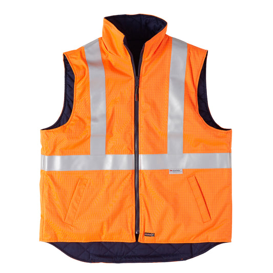 Platinum Vest - Flame Retardant & Anti Static - Orange - Brahma Industrial Workwear