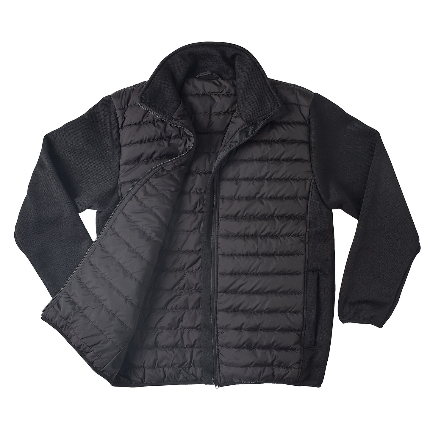 Brahma Vantage Corporate Padded Winter Jacket - Black - Open